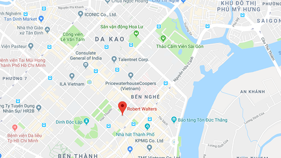 Ho Chi Minh City - Dong Khoi Office Map