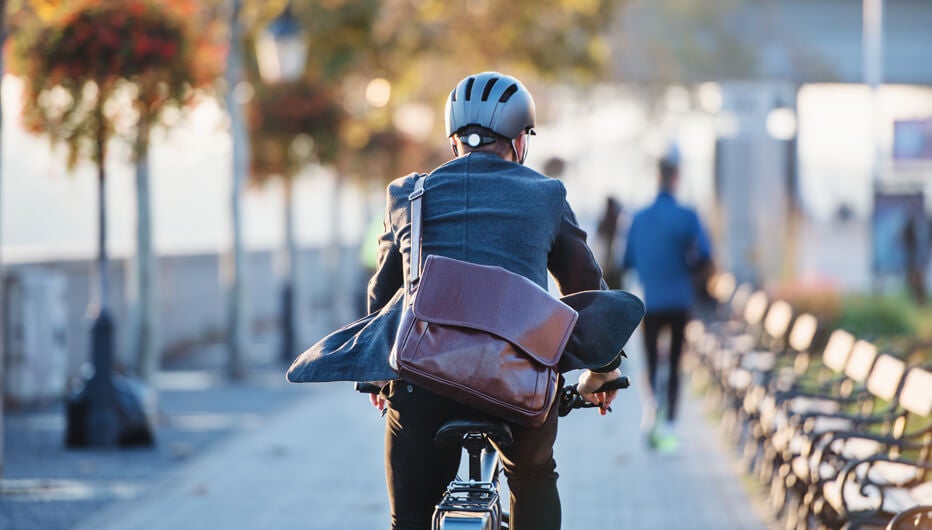 Man in a bike